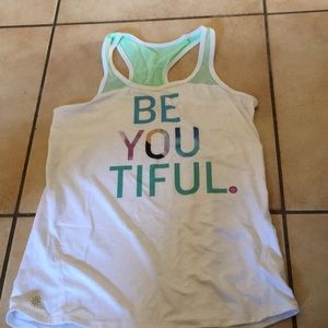 Athletes girl inspirational tank